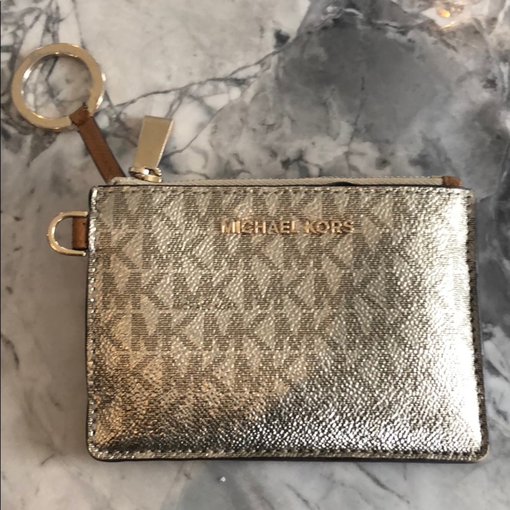 Michael Kors gold wallet